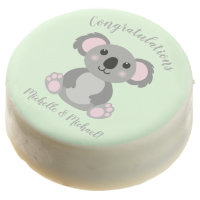 Koala Bear Baby Shower Green Gender Neutral Chocolate Covered Oreo