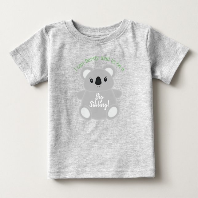 Koala Bear Baby Shower T-Shirt (Front)