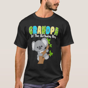 Koala Bear Birthday Grandpa Of The Birthday Boy Ko T-Shirt