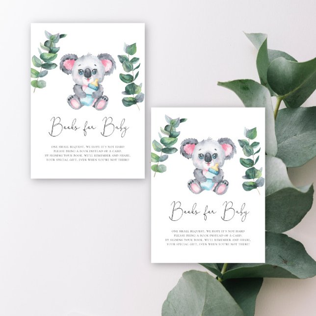Koala Bear books for baby ticket Enclosure Card (Creator Uploaded)