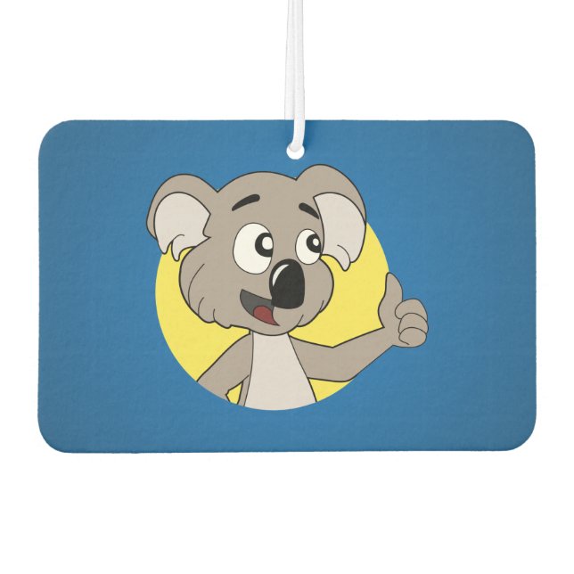 Koala bear cartoon air freshener (Front)