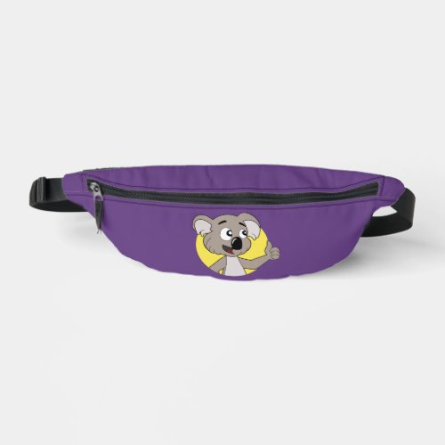 Koala bear cartoon  fanny pack