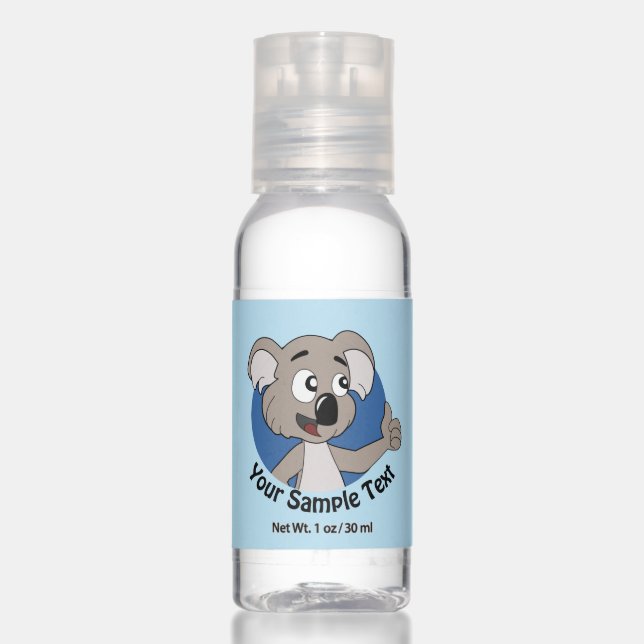 Koala bear cartoon hand sanitizer (Front)