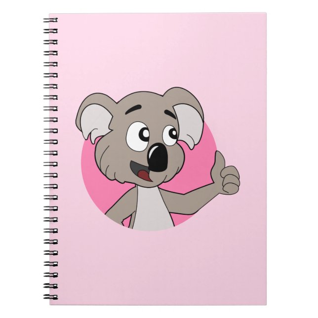 Koala bear cartoon notebook (Front)