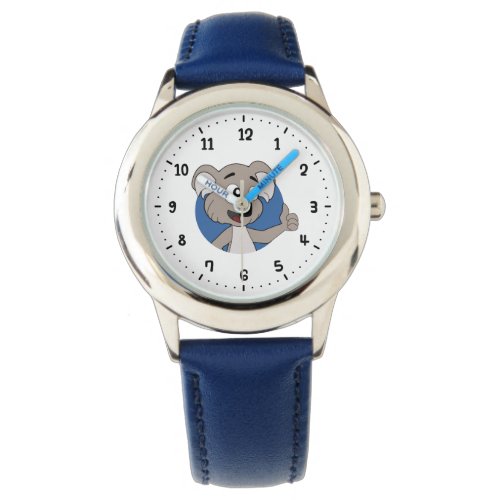 Koala bear cartoon watch