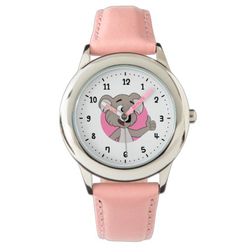 Koala bear cartoon watch