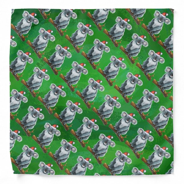 Koala Bear Christmas Bandana (Front)