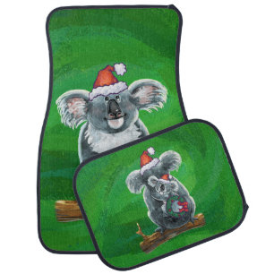 Koala Bear Christmas Car Floor Mat