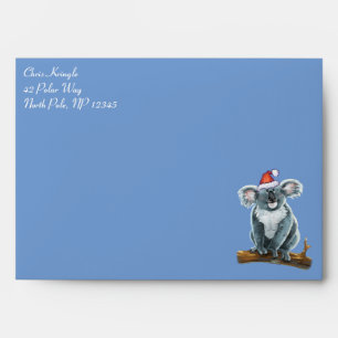 Koala Bear Christmas Envelope