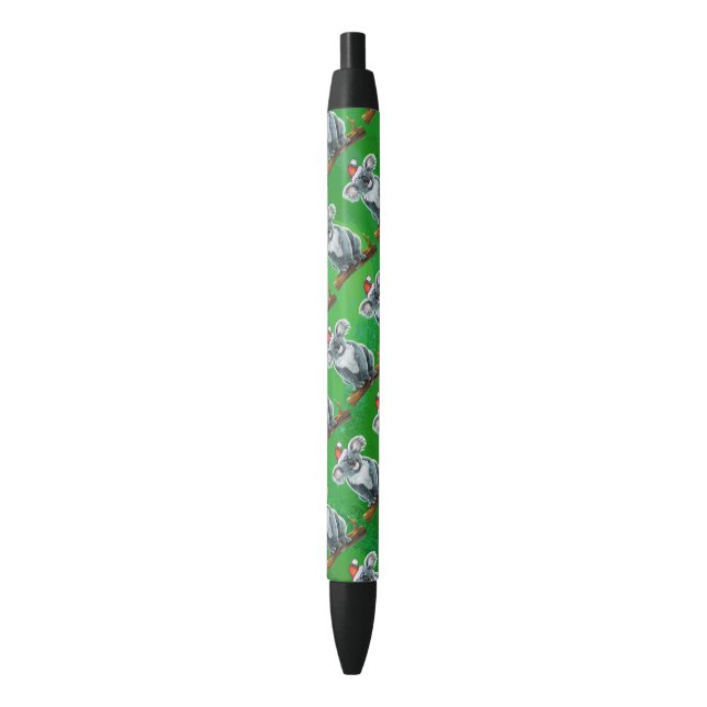 Koala Bear Christmas Pen (Front Vertical)