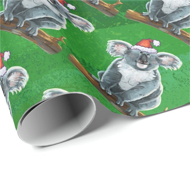 Koala Bear Christmas Wrapping Paper (Roll Corner)