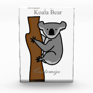 Koala Bear Climbing Tree Thunder_Cove Acrylic Award