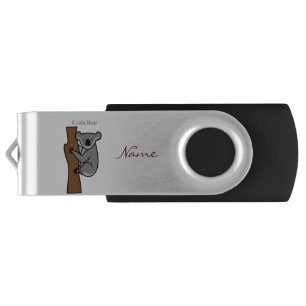 Koala Bear Climbing Tree Thunder_Cove Flash Drive