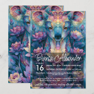 Koala Bear Colorful Animal Lover Design Invitation