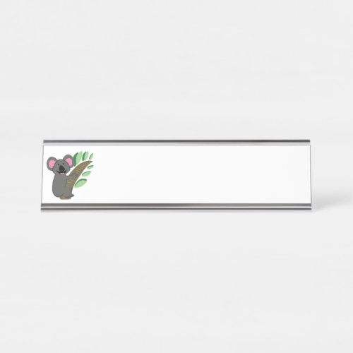 Koala Bear Desk Name Plate