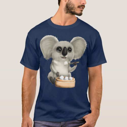 Koala Bear Dim Sum Dumpling Cute Asian Chinese T_Shirt