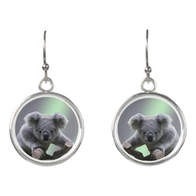 Koala Bear Earrings (Front)