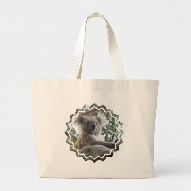 Koala Bear Facts Canvas Bag (Front)