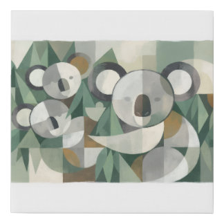 Koala Bear Faux Canvas Print
