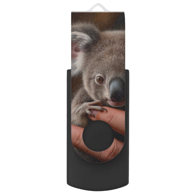 Koala Bear Flash Drive (Front Vertical)