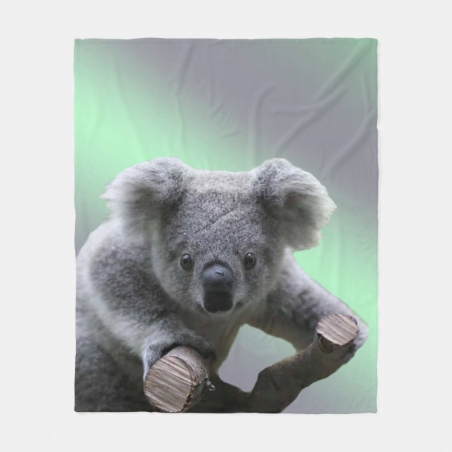 Koala Bear Fleece Blanket (Front)