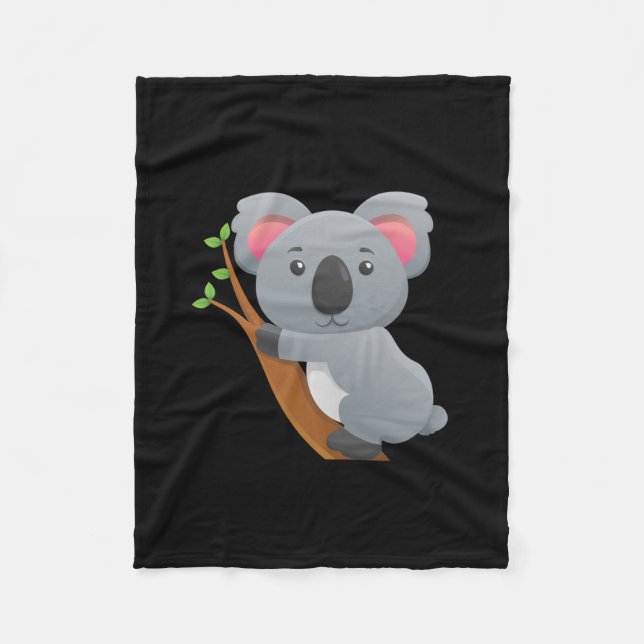 Koala Bear Fleece Blanket (Front)