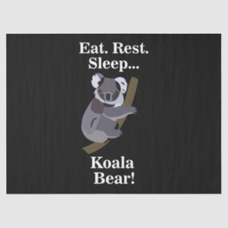 Koala Bear Funny Tissue Paper