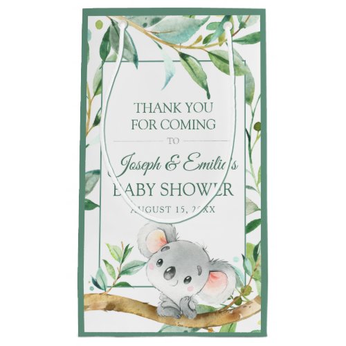 Koala Bear Gift Tags for Favors Small Gift Bag