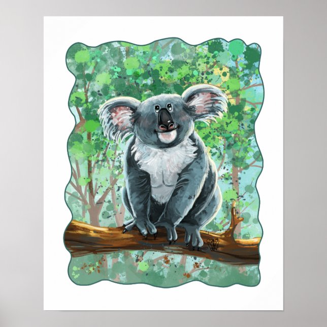 Koala Bear Gifts & Accessories Poster (Front)