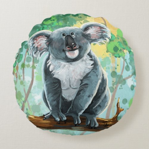 Koala Bear Gifts  Accessories Round Pillow