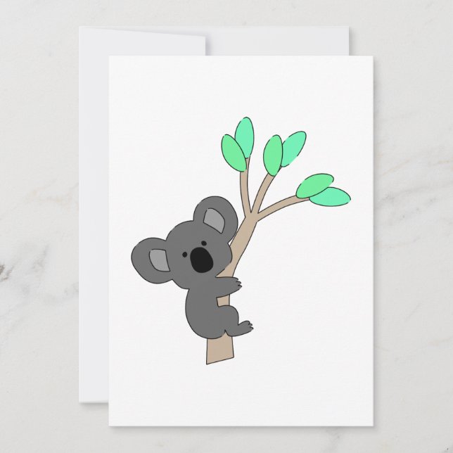 Koala Bear Holiday Card (Front)