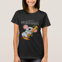 Koala Bear - I Hate Mornings Sleeping T-Shirt