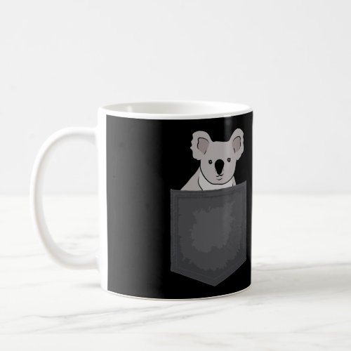 Koala Bear In Pocket Koala Bear Lovers Gift Coffee Mug