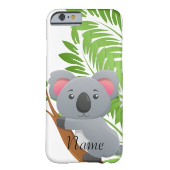 Koala Bear Iphone 6 Case by GroceryGirlCooks at Zazzle
