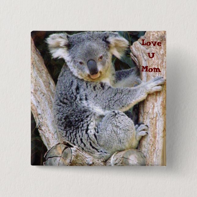 Koala Bear Love_ Button (Front)