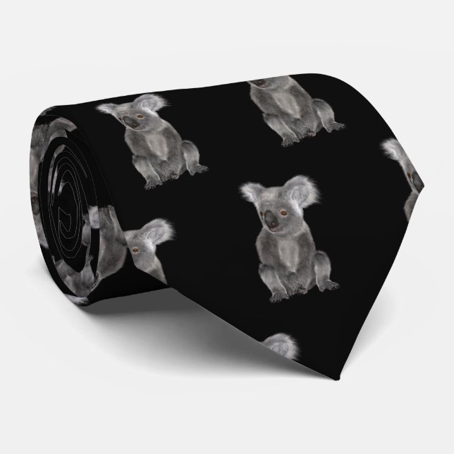 Koala Bear Neck Tie (Rolled)