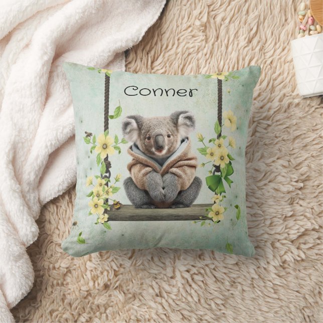 Koala Bear Nursery Decorative Pillow (Blanket)