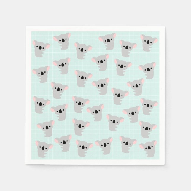 Koala Bear Paper Napkins (Front)