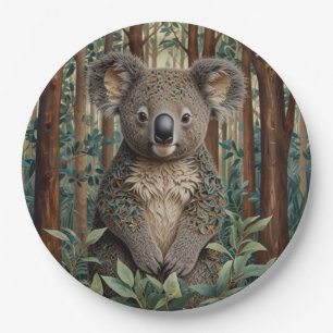 Koala Bear Paper Plates