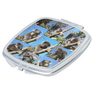 Koala Bear Photo Collage, Compact Mirror
