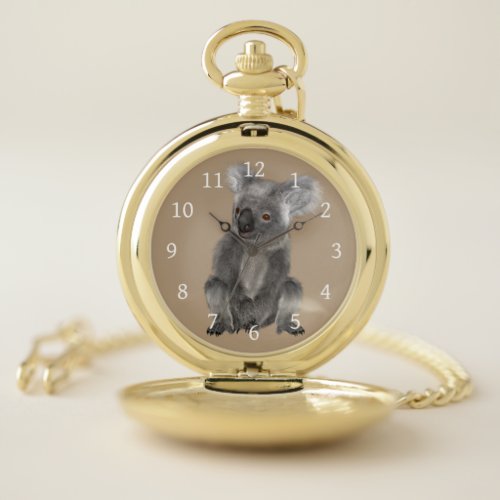 Koala Bear Pocket Watch