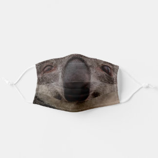 Koala bear smiling face covid 19 social distancing adult cloth face mask