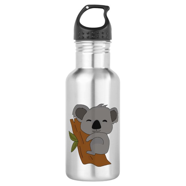 Koala Bear Stainless Steel Water Bottle (Front)
