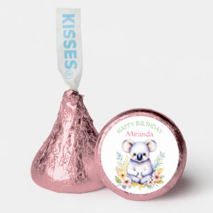 Koala Bear Themed Girl's Happy Birthday Hershey®'s Kisses®