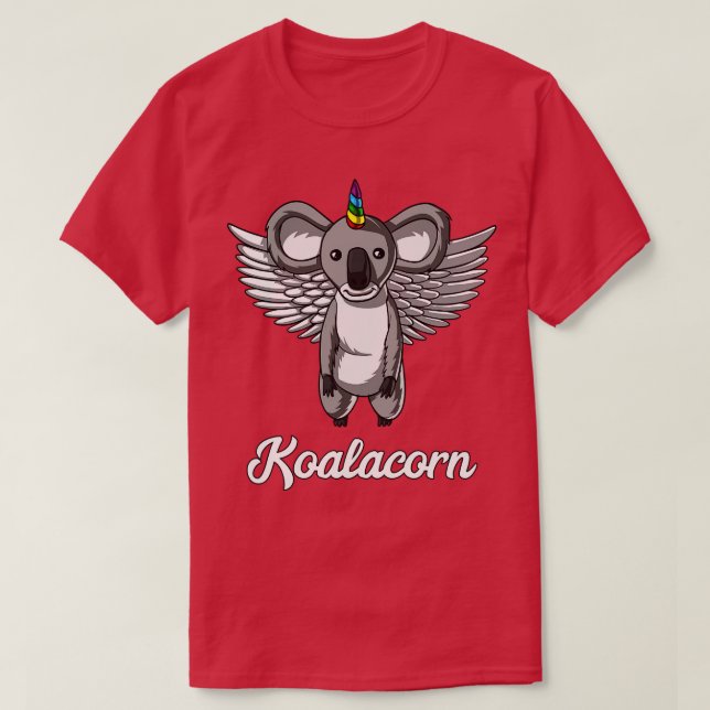 Koala Bear Unicorn Koalacorn T-Shirt (Design Front)