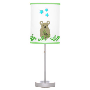 Koala Bear with Stars and Moon Table Lamp