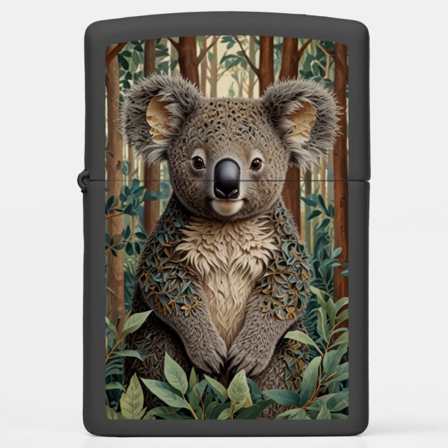Koala Bear Zippo Lighter (Front)