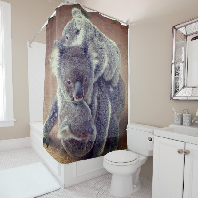 Koala Bears Shower Curtain (In Situ)