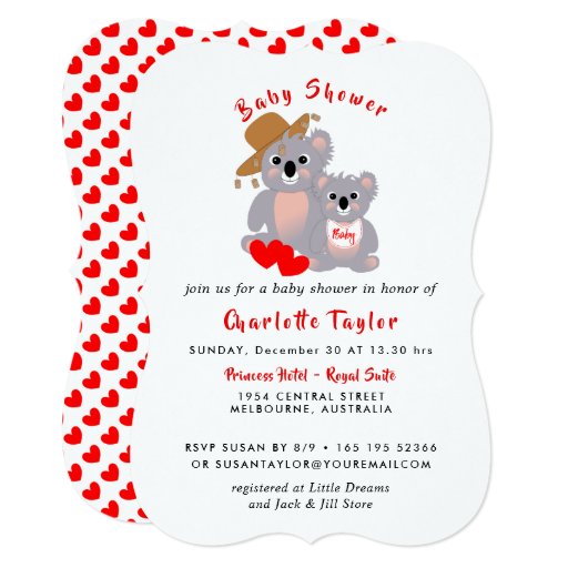 Cute Animals Baby Shower Invitations ⋆ partyinvitecards the best