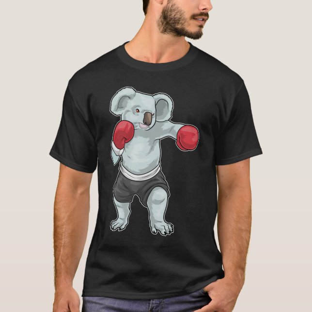 Koala Boxer Boxing gloves Boxing T-Shirt (Front)